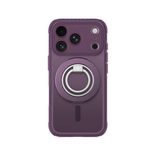 Apple iPhone 18 Pro Max Kılıf M-safe Şarj Özellikli Yüzük Standlı Amazingthing Titan Pro Grip Ring Serisi Kapak
