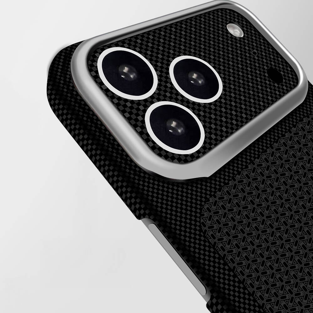 Apple iPhone 18 Pro Max Kılıf M-Safe Şarj Özellikli Zore Paris Nexel Sert PC Kapak - 3