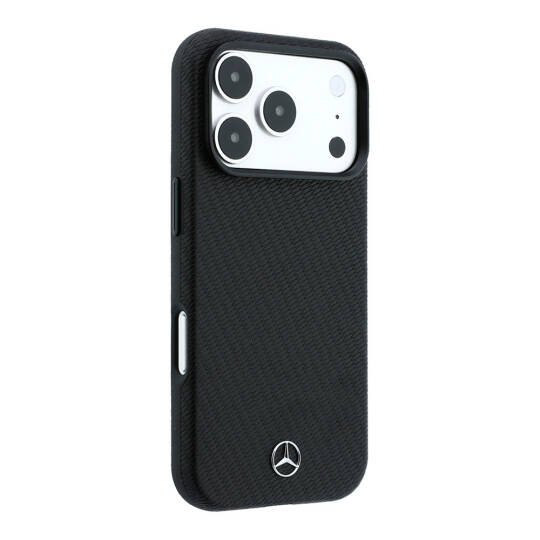 Apple iPhone 18 Pro Max Kılıf Mercedes Benz Orjinal Lisanslı M-safe Şarj Özellikli 3D Metal Logolu Wrap Wood Deri Kapak - 12