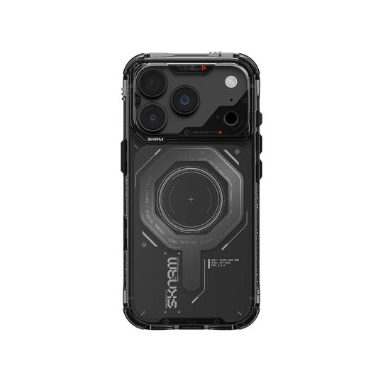 Apple iPhone 18 Pro Max Kılıf SkinArma M-safe Şarj Özellikli Airbag Tasarımlı Magma Kapak - 25