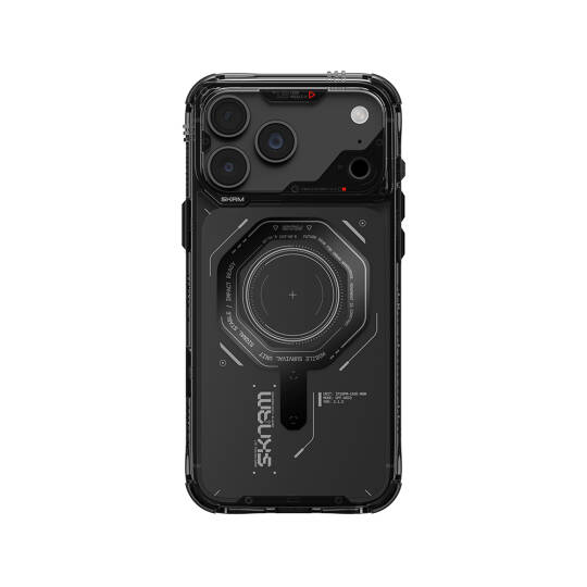 Apple iPhone 18 Pro Max Kılıf SkinArma M-safe Şarj Özellikli Airbag Tasarımlı Magma Kapak - 29