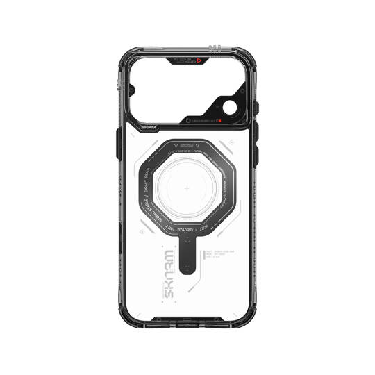 Apple iPhone 18 Pro Max Kılıf SkinArma M-safe Şarj Özellikli Airbag Tasarımlı Magma Kapak - 30