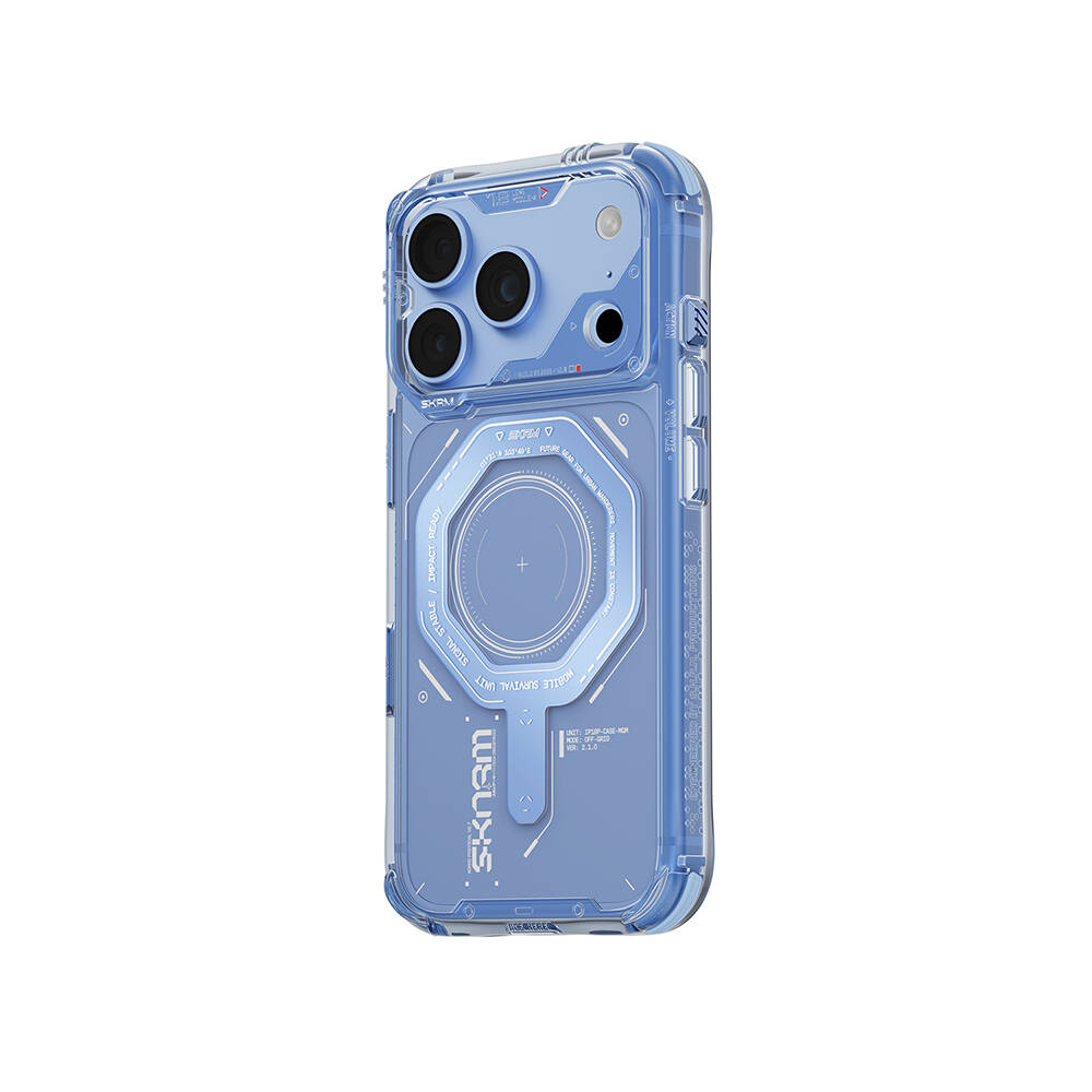 Apple iPhone 18 Pro Max Kılıf SkinArma M-safe Şarj Özellikli Airbag Tasarımlı Magma Kapak - 13