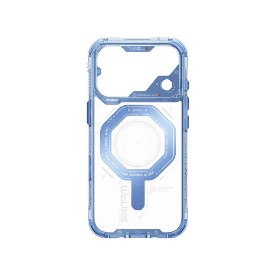 Apple iPhone 18 Pro Max Kılıf SkinArma M-safe Şarj Özellikli Airbag Tasarımlı Magma Kapak - 15