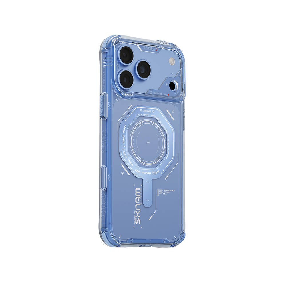 Apple iPhone 18 Pro Max Kılıf SkinArma M-safe Şarj Özellikli Airbag Tasarımlı Magma Kapak - 16