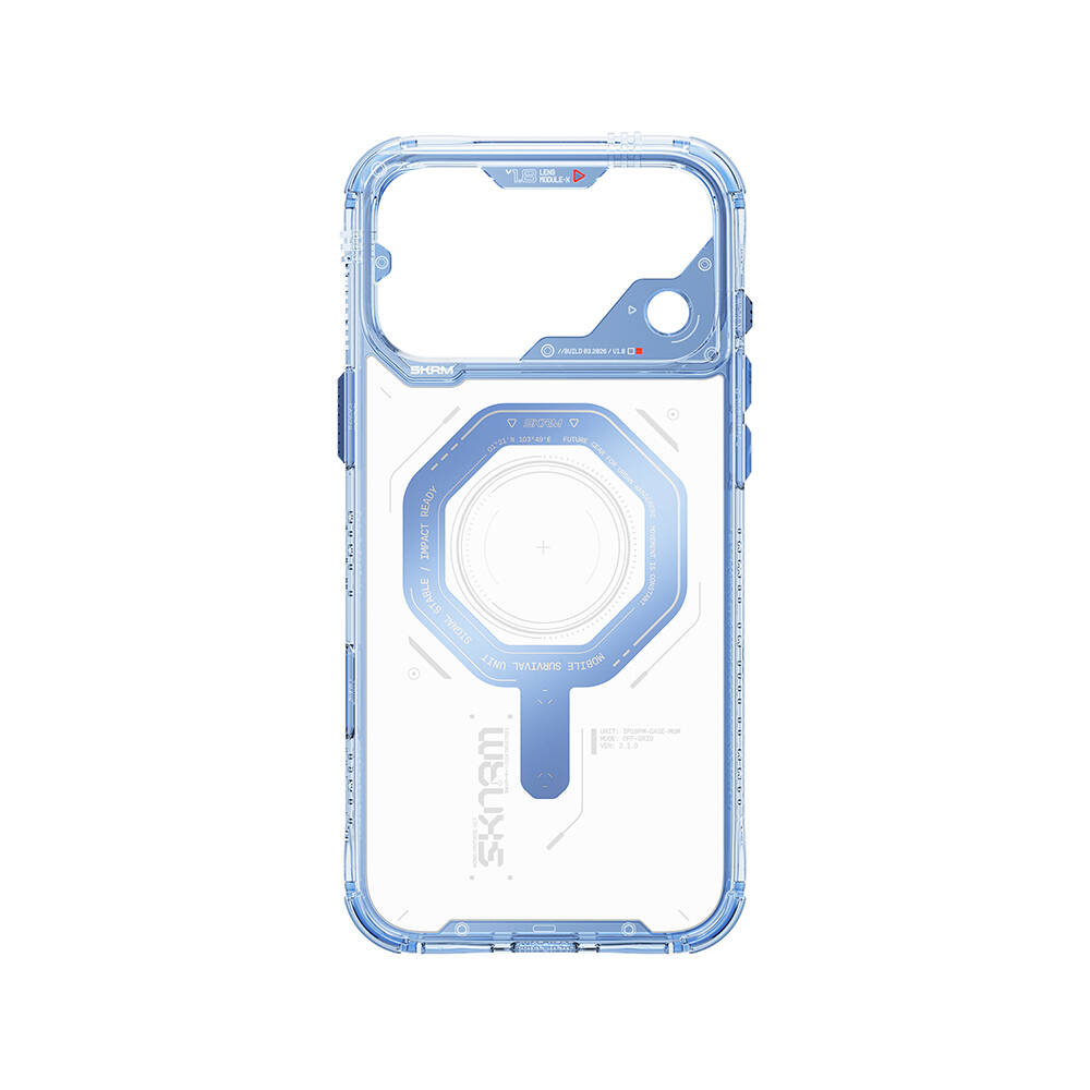 Apple iPhone 18 Pro Max Kılıf SkinArma M-safe Şarj Özellikli Airbag Tasarımlı Magma Kapak - 19