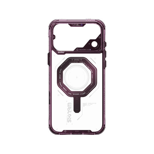 Apple iPhone 18 Pro Max Kılıf SkinArma M-safe Şarj Özellikli Airbag Tasarımlı Magma Kapak - 8