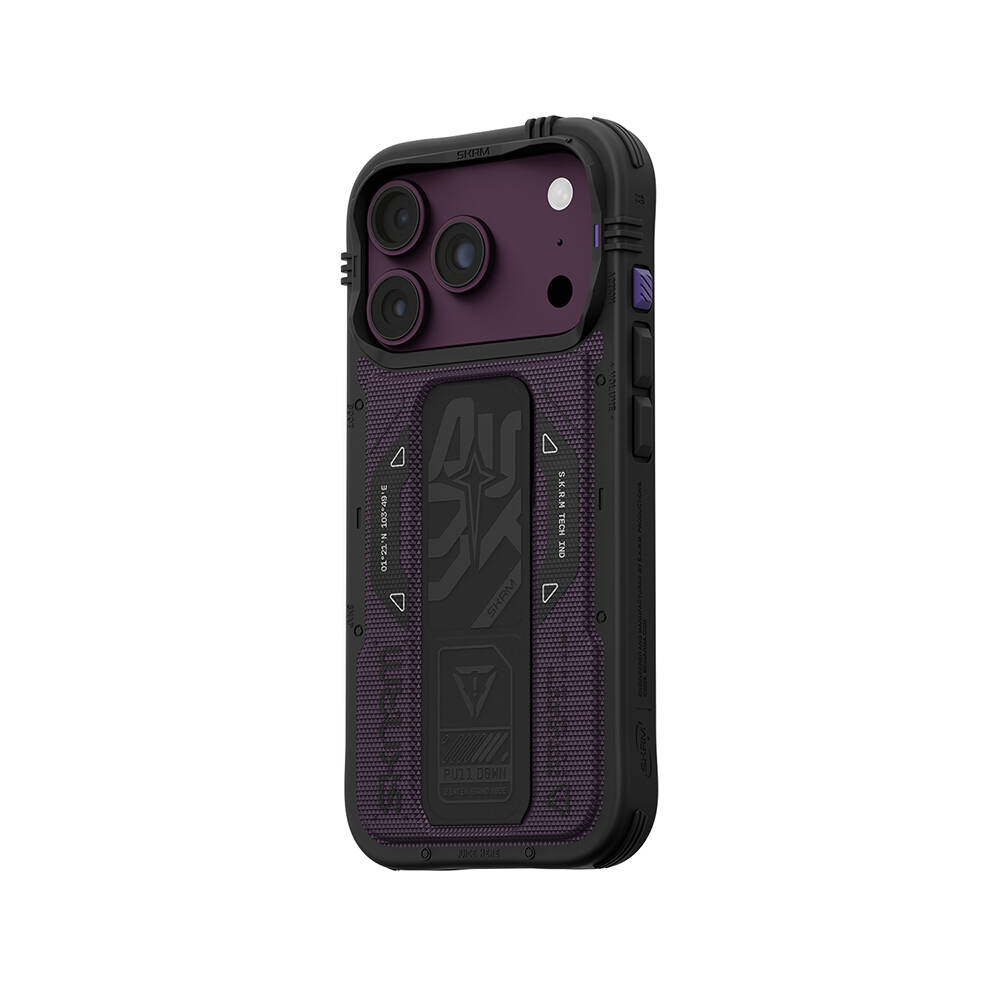 Apple iPhone 18 Pro Max Kılıf SkinArma M-safe Şarj Özellikli Airbag Tasarımlı Standlı Phantom Kapak - 14