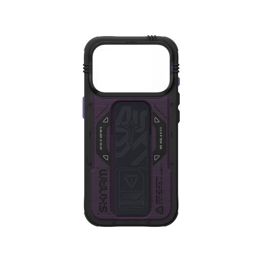 Apple iPhone 18 Pro Max Kılıf SkinArma M-safe Şarj Özellikli Airbag Tasarımlı Standlı Phantom Kapak - 16