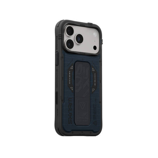 Apple iPhone 18 Pro Max Kılıf SkinArma M-safe Şarj Özellikli Airbag Tasarımlı Standlı Phantom Kapak - 5