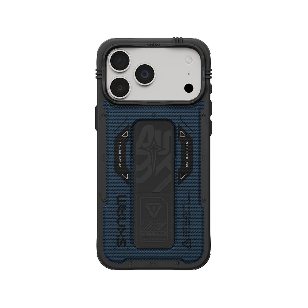 Apple iPhone 18 Pro Max Kılıf SkinArma M-safe Şarj Özellikli Airbag Tasarımlı Standlı Phantom Kapak - 7