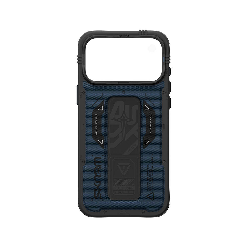Apple iPhone 18 Pro Max Kılıf SkinArma M-safe Şarj Özellikli Airbag Tasarımlı Standlı Phantom Kapak - 8
