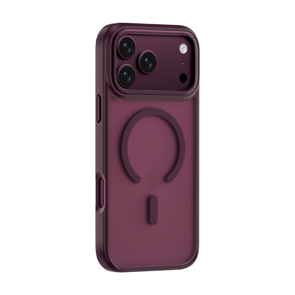 Apple iPhone 18 Pro Max Kılıf Wiwu FGG-012 ArmorPro Serisi M-safe Şarj Özellikli Parmak İzi Bırakmayan Kılıf - 19
