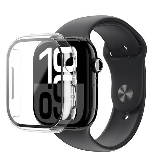 Apple Watch 10 42mm Amazingthing Radix Minimal FullGuard Sert PC Kasa ve Ekran Koruyucu - 3