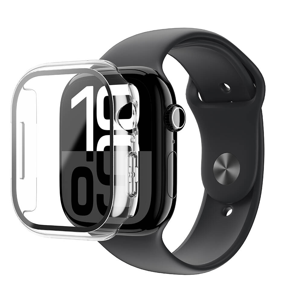 Apple Watch 10 42mm Amazingthing Radix Minimal FullGuard Sert PC Kasa ve Ekran Koruyucu - 3