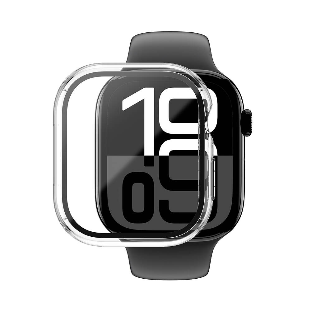 Apple Watch 10 42mm Amazingthing Radix Minimal FullGuard Sert PC Kasa ve Ekran Koruyucu - 4