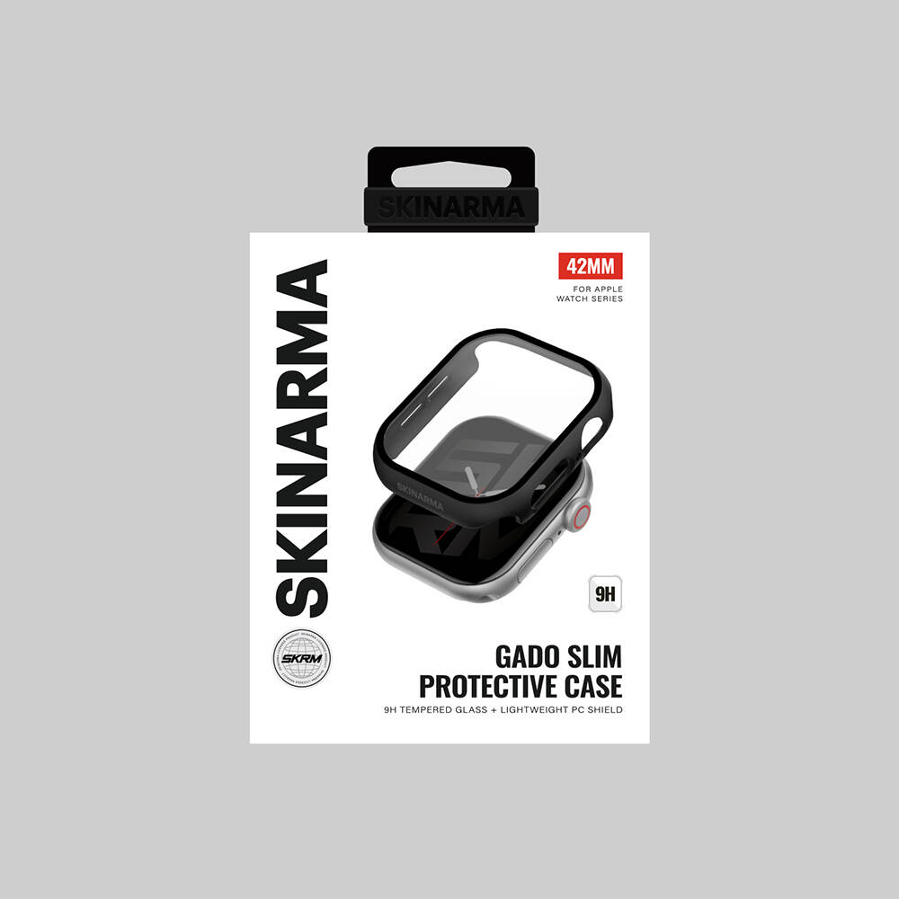 Apple Watch 10 42mm Skinarma Gado Sert Silikon Kasa ve Ekran Koruyucu - 5