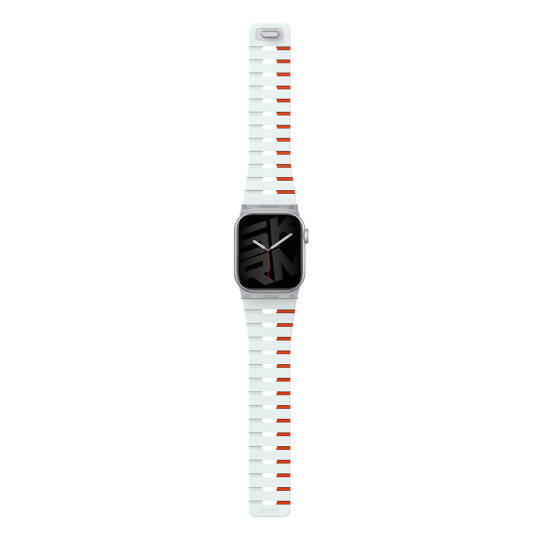Apple Watch 10 42mm Skinarma Gemini Serisi TPU Magnetik Silikon Kordon - 5