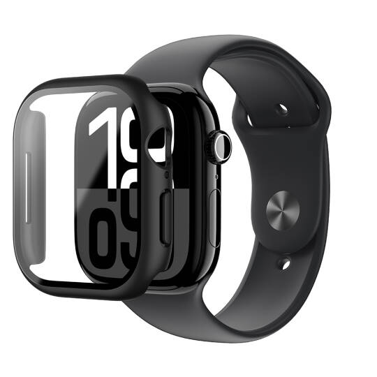 Apple Watch 10 46mm Amazingthing Radix Minimal FullGuard Sert PC Kasa ve Ekran Koruyucu - 3