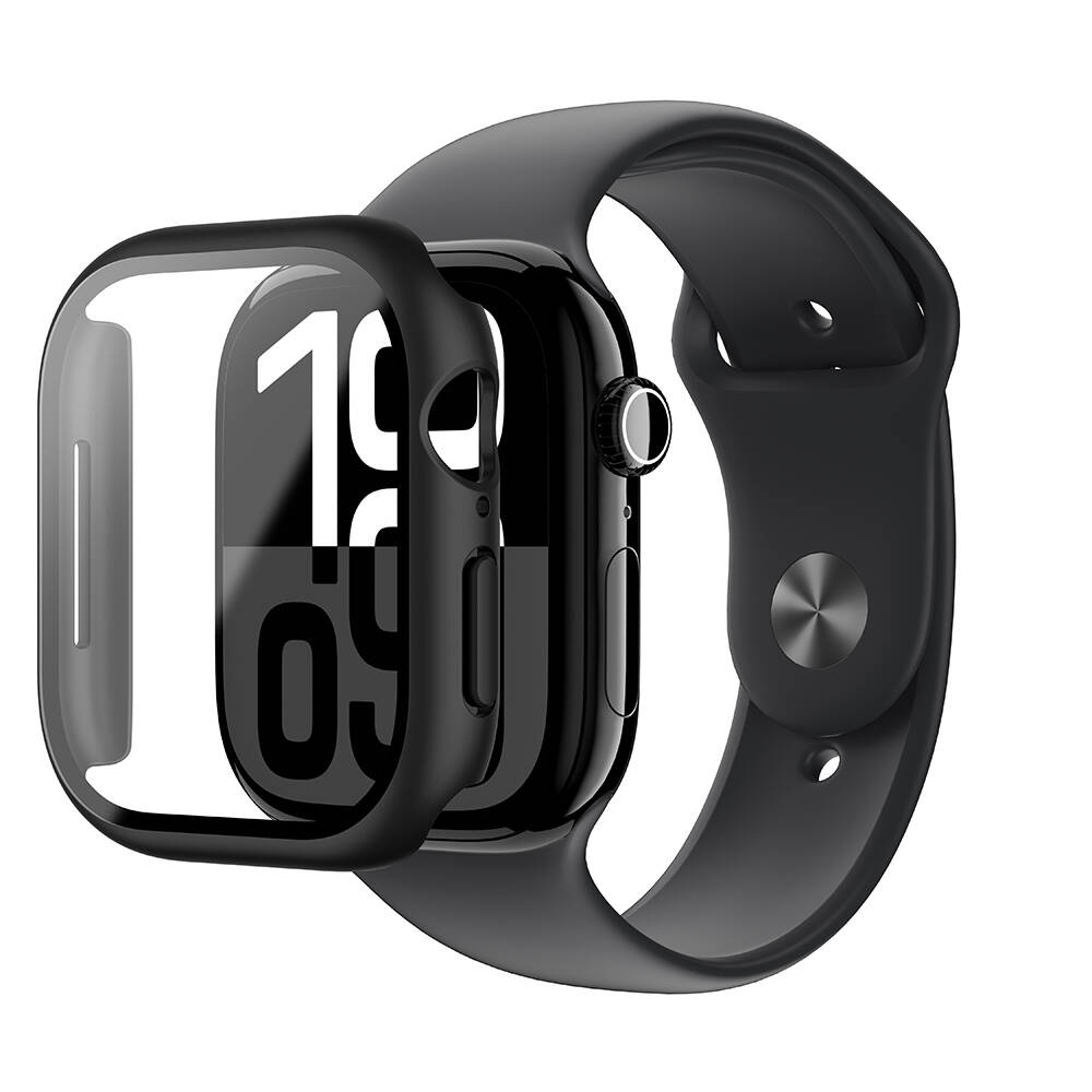 Apple Watch 10 46mm Amazingthing Radix Minimal FullGuard Sert PC Kasa ve Ekran Koruyucu - 3