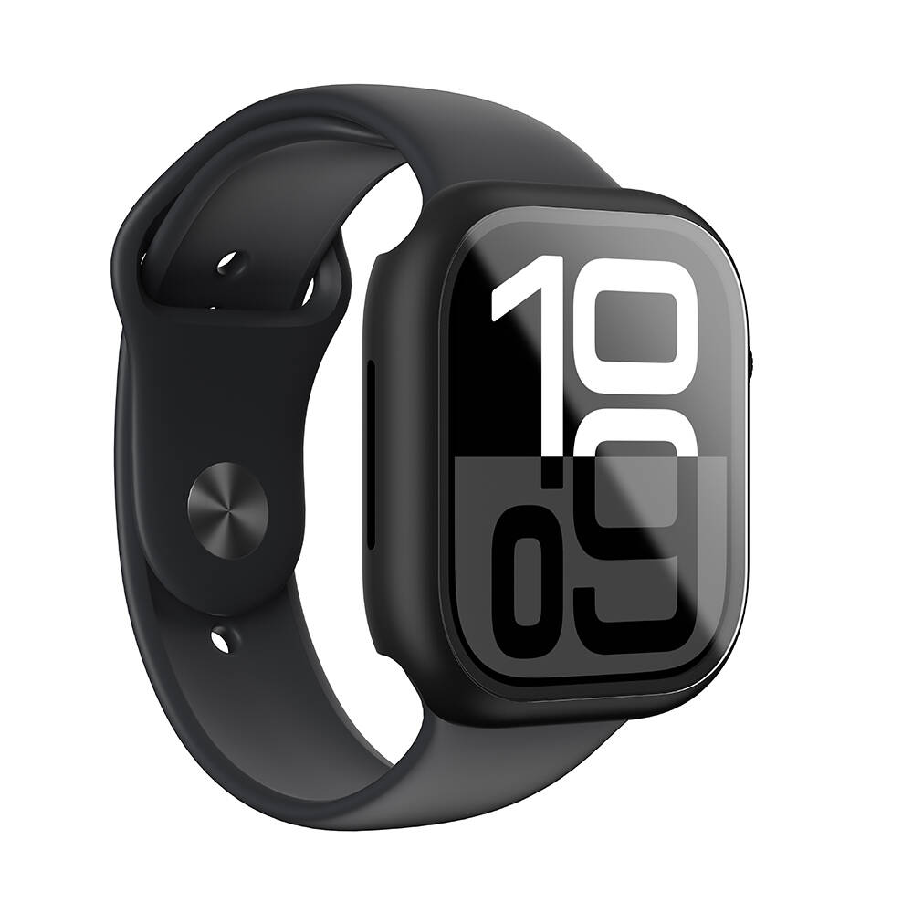 Apple Watch 10 46mm Amazingthing Radix Minimal FullGuard Sert PC Kasa ve Ekran Koruyucu - 6