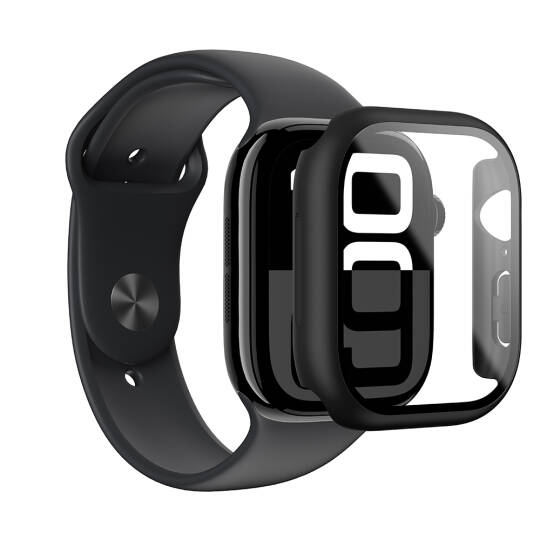Apple Watch 10 46mm Amazingthing Radix Minimal FullGuard Sert PC Kasa ve Ekran Koruyucu - 7