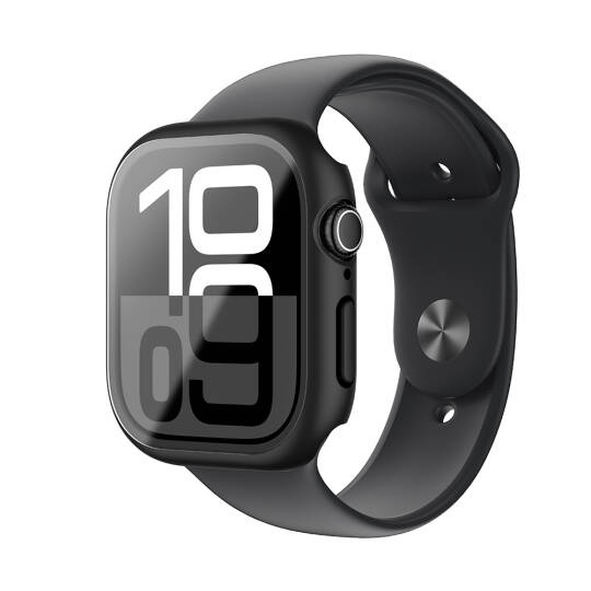 Apple Watch 10 46mm Amazingthing Radix Minimal FullGuard Sert PC Kasa ve Ekran Koruyucu - 8