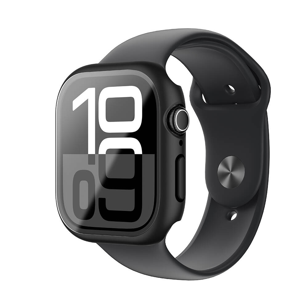 Apple Watch 10 46mm Amazingthing Radix Minimal FullGuard Sert PC Kasa ve Ekran Koruyucu - 8
