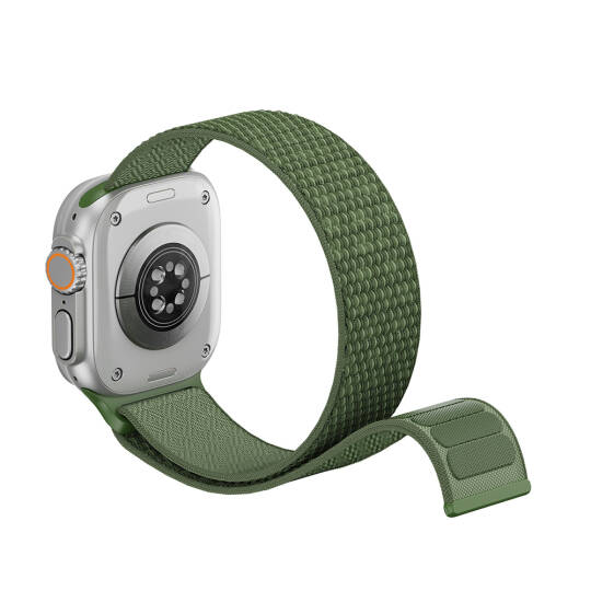 Apple Watch 10 46mm Kordon Wiwu WB501 CloudFlex Serisi Hasır Örgü Strap Kayış - 8