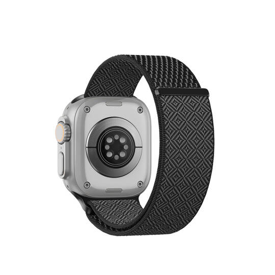 Apple Watch 10 46mm Kordon Wiwu WB501 CloudFlex Serisi Hasır Örgü Strap Kayış - 2