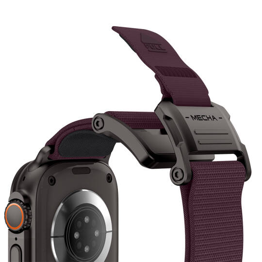 Apple Watch 10 46mm Mohseven iWatch Mecha Sport Hasır Kordon - 23