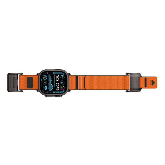 Apple Watch 10 46mm Mohseven iWatch Mecha Sport Hasır Kordon - 19