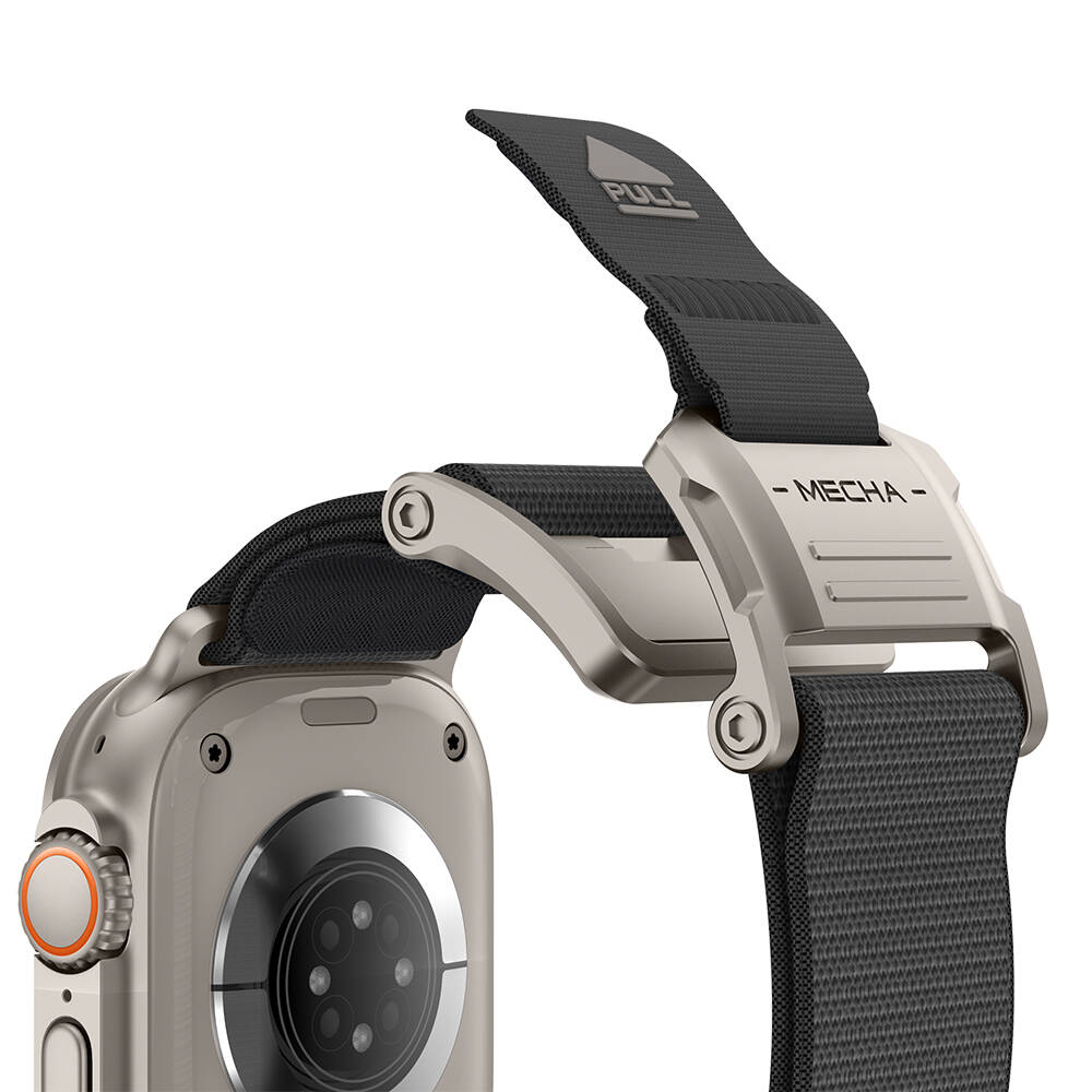 Apple Watch 10 46mm Mohseven iWatch Mecha Sport Hasır Kordon - 17