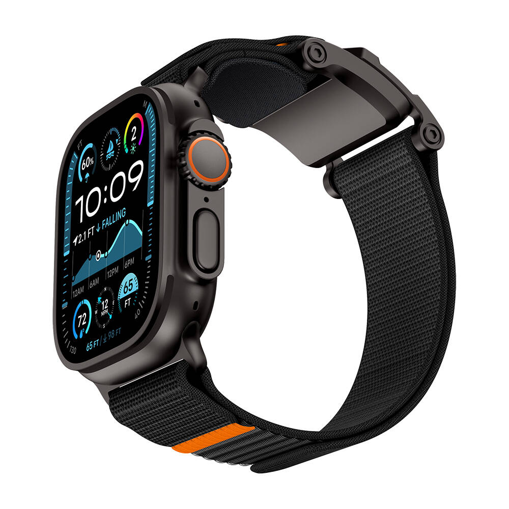 Apple Watch 10 46mm Mohseven iWatch Mecha Sport Hasır Kordon - 7