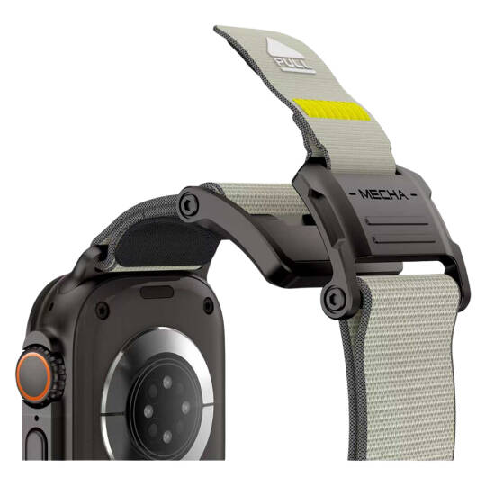 Apple Watch 10 46mm Mohseven iWatch Mecha Sport Hasır Kordon - 6