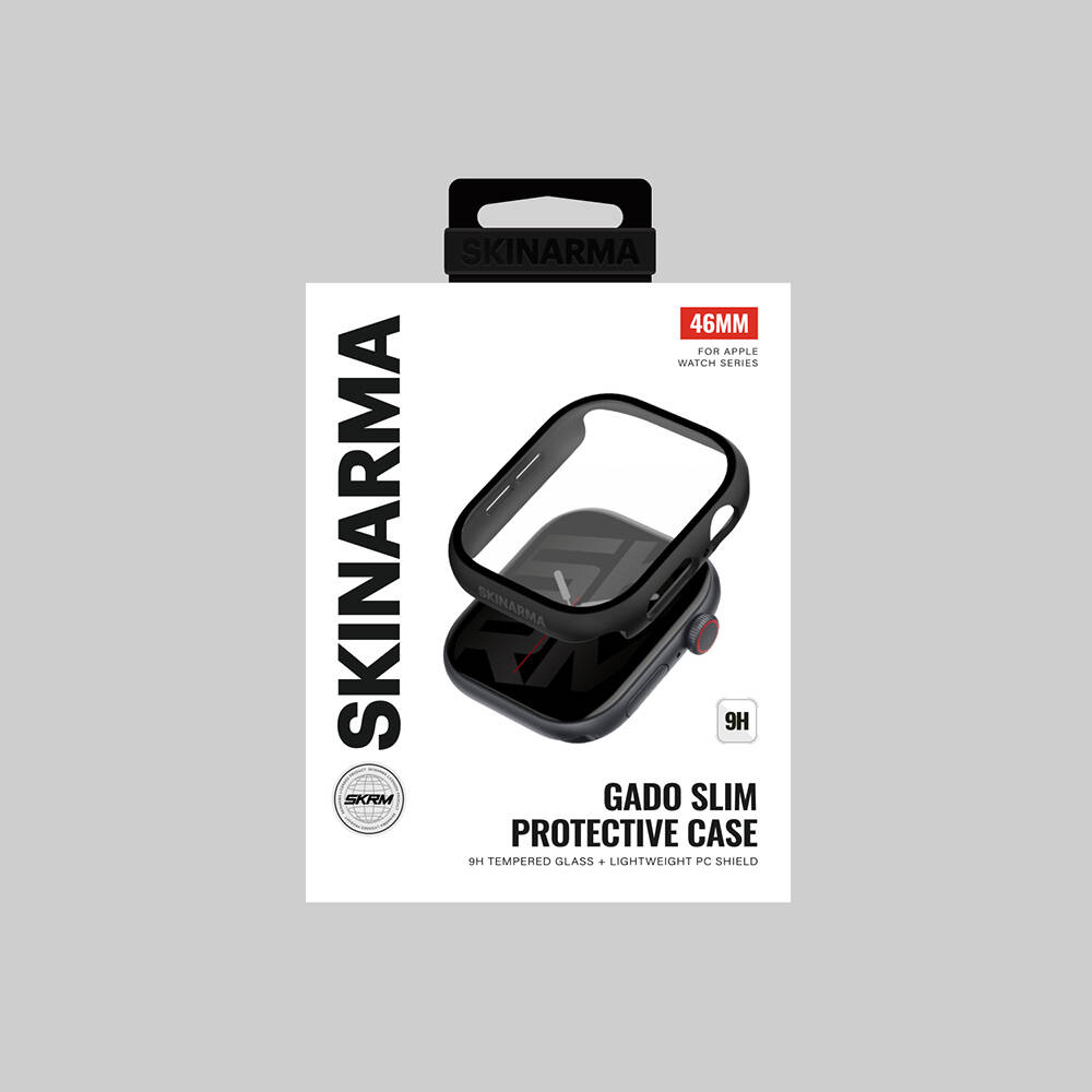 Apple Watch 10 46mm Skinarma Gado Sert Silikon Kasa ve Ekran Koruyucu - 6