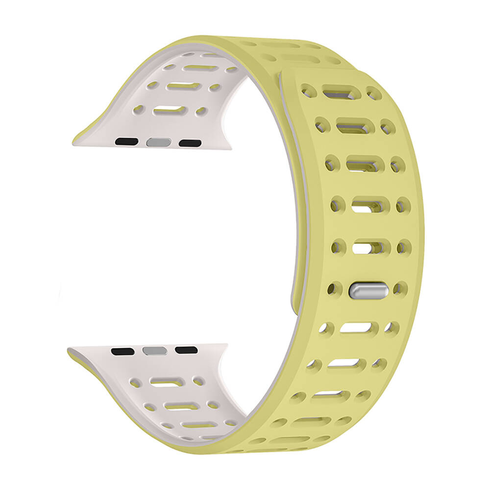 Apple Watch 10 46mm Zore KRD-124 Silikon Kordon Strap Kayış - 6