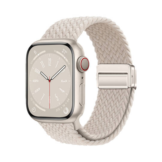 Apple Watch 10 46mm Zore KRD-134 Örgü Tasarımlı Hasır Kordon Strap Kayış - 9