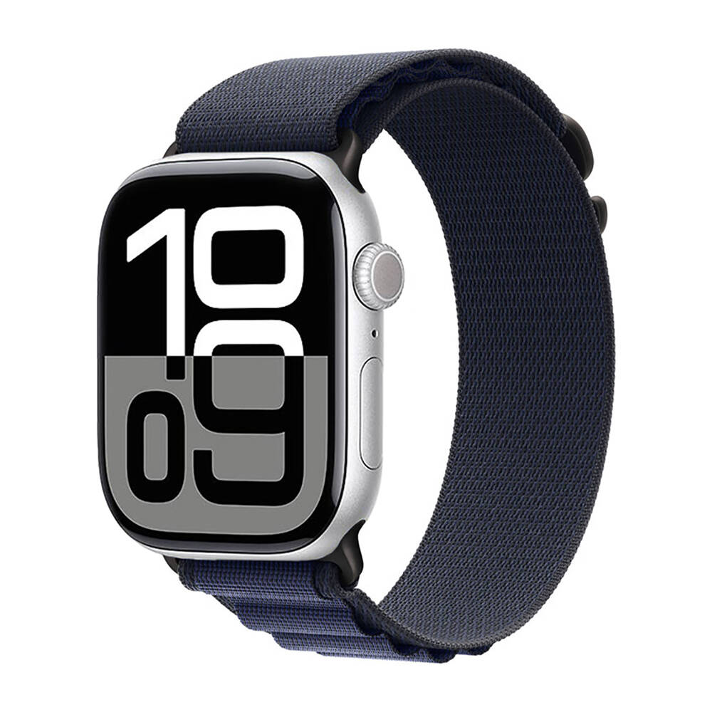Apple Watch 10 46mm Zore KRD-74 Hasır Kordon - 1
