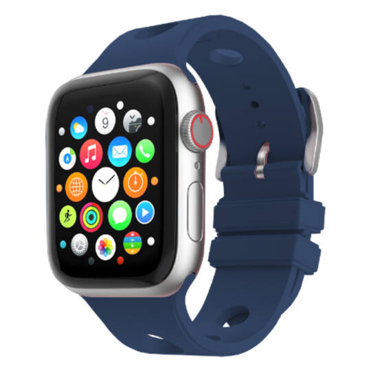 Apple Watch 42mm Delikli Tasarım Zore KRD-147 Silikon Kordon - 14