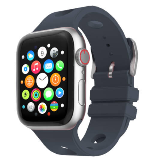 Apple Watch 42mm Delikli Tasarım Zore KRD-147 Silikon Kordon - 11