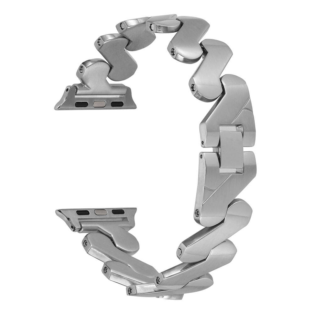 ​​​Apple Watch 42mm Kordon KRD-80 Metal Strap Kayış - 7