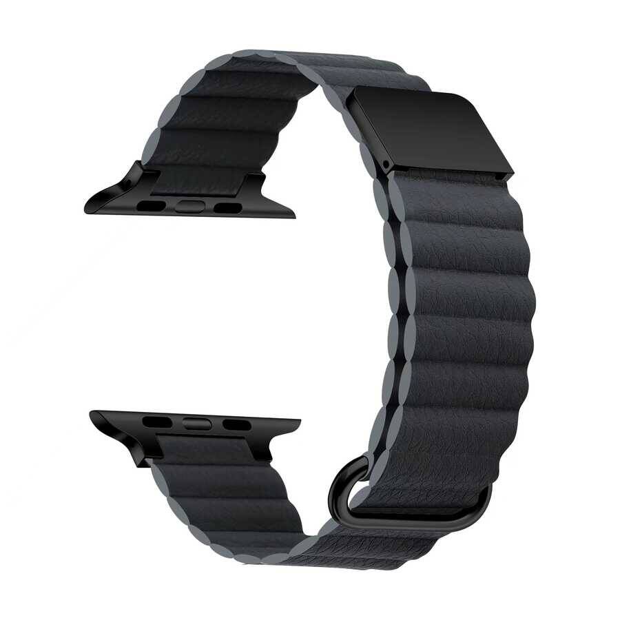 ​​​Apple Watch 42mm KRD-78 PU Deri Kordon Strap Kayış - 11