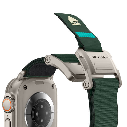 Apple Watch 42mm Mohseven iWatch Mecha Sport Hasır Kordon - 12