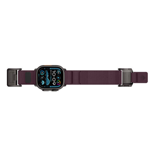 Apple Watch 42mm Mohseven iWatch Mecha Sport Hasır Kordon - 5