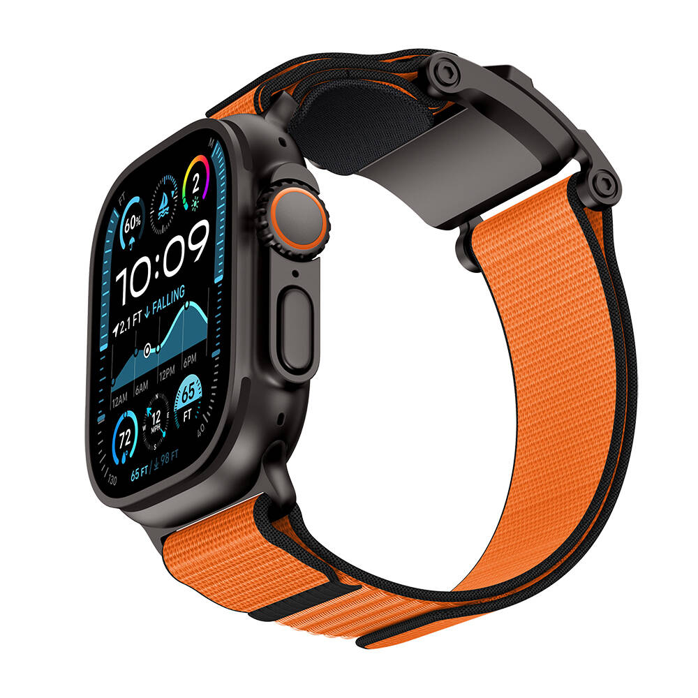 Apple Watch 42mm Mohseven iWatch Mecha Sport Hasır Kordon - 1