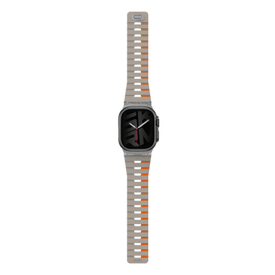 Apple Watch 42mm Skinarma Gemini Serisi TPU Magnetik Silikon Kordon - 12