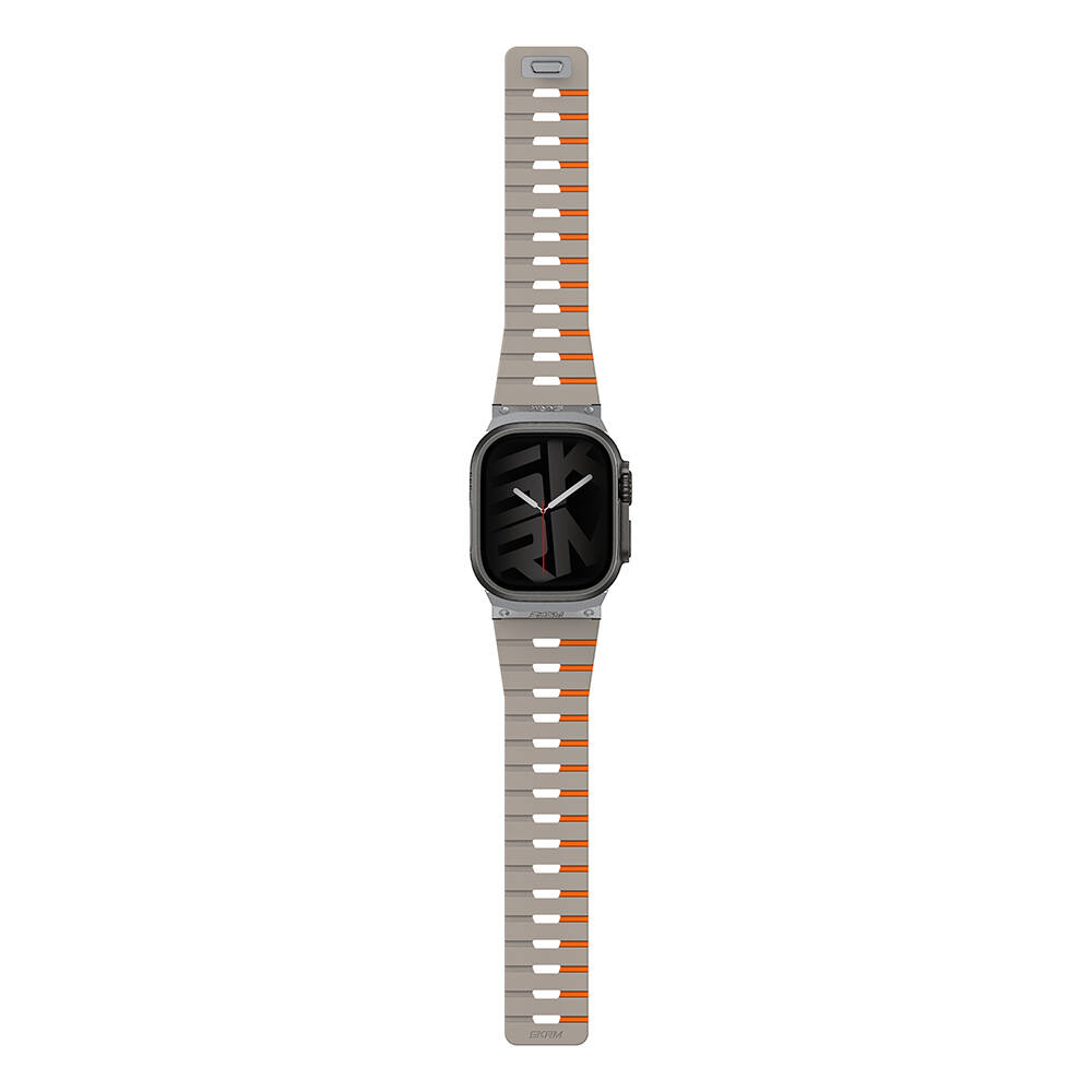 Apple Watch 42mm Skinarma Gemini Serisi TPU Magnetik Silikon Kordon - 12