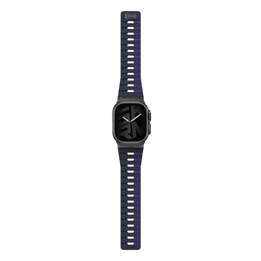 Apple Watch 42mm Skinarma Gemini Serisi TPU Magnetik Silikon Kordon - 14