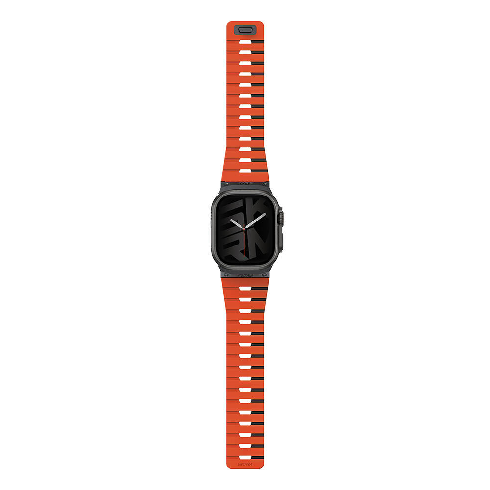 Apple Watch 42mm Skinarma Gemini Serisi TPU Magnetik Silikon Kordon - 16